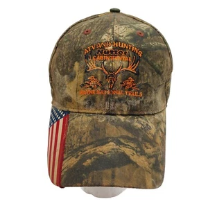 Wayne National Trails Nutter Cabin Rental Atv & Hunting Camp Camo Hat Strapback - Picture 1 of 9