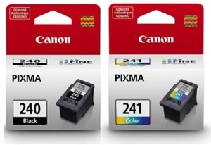 Original Canon PG-240 Tintenpatrone Schwarz + Canon CL-241 Color Tintenpatrone - Bild 1 von 3
