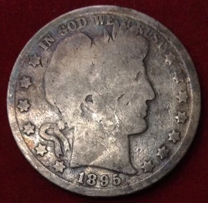 1895 50C Barber Half Dollar - Bild 1 von 2