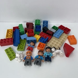 LEGO DUPLO Figuras, Animales y Ladrillos Lote Mixto - Caja de Juguetes Recarga En muy buena condición - Imagen 1 de 7