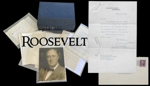 Carta firmada por Jimmy Roosevelt - FDR 1937 TLS #2 y Env The White House - Imagen 1 de 14