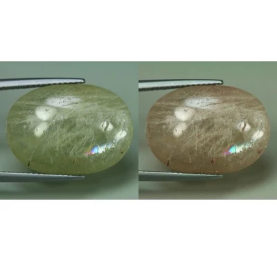 15.84 克拉_松石_100% 天然未加热颜色变化 Diaspore_土耳其 — 第 1/4 张图片