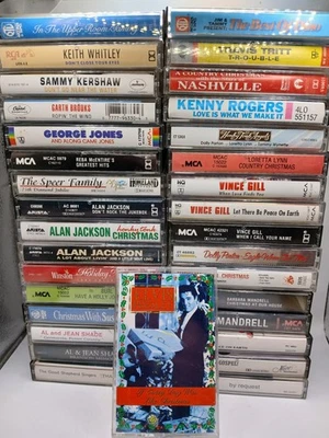 Lot Of 30+ Vintage 80's, 90's, Country, Christmas, Bluegrass, Religious, Elvis Foto 1 de 4