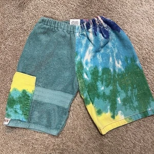 Kiki’s Nation Kids Swim Tye Dye Towel Shorts for Swimmers Size S - Picture 1 of 3