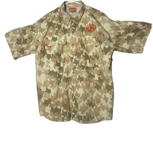 Camisa Old Tejas Para Hombres 2XL Camuflada Botón Texas Ventilada Caza Pesca Gorpcore - Imagen 1 de 11