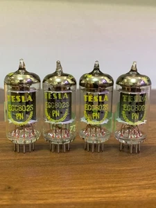 Tube Ecc802s/ 12au7/ Ecc82 Tesla Long  Plate - NOS (Price for 1 tube)- code ZZ38 - Picture 1 of 5