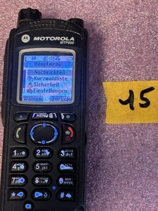 Motorola MTP850 TETRA Funkgerät für Bastler 15 - Zdjęcie 1 z 8