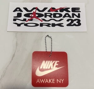 Jordan 5 X Awake NY Nike Air Hang Tag + Sticker Selten - Bild 1 von 5