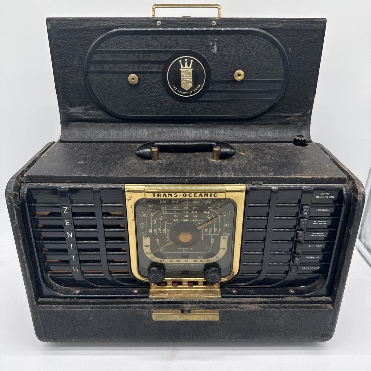 【激レア】USA ZENITH 4球真空管ラジオ Z402R 動作品 激レア】USA ZENITH 4球真空管ラジオ Z402R 動作品 激レア】USA ZENITH 4