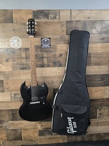 Gibson SG Melody Maker 2011 - Black  Seymour Duncan Invader/ Gibson Gig Bag - Picture 1 of 15