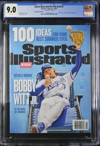 BOBBY WITT JR Rookie Rare SI FOR KIDS Magazine 2022 Kansas City Royals CGC 9.0 - Picture 1 of 2