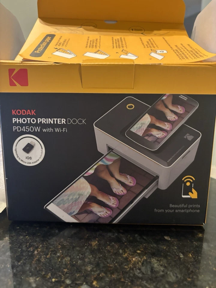 KODAK BASE IMPRESORA FOTOGRÁFICA PD450W CON WI-FI NUEVA CAJA ABIERTA Foto 1 de 1