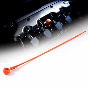 Engine Oil Dipstick for Honda Civic HR V Models 2006 to 2018 Orange Plastic - Picture 1 of 12