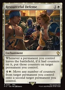 MTG - RESOURCEFUL DEFENSE - Final Fantasy Com (R) - Foto 1 di 1