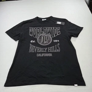 Camisa Punto Izquierdo Para Hombres 3XL Negra Beverly Hills Camiseta Gráfica Estrás YON23-445 - Imagen 1 de 10