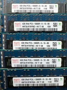 5 Qty Of Hynix 4gb 2rx8 PC3L - 10600R hmt351r7bfr8a-h9 - Picture 1 of 1