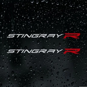 Pair C8 Stingray R Decal Vinyl Stickers for Corvette Cars - Picture 1 of 17