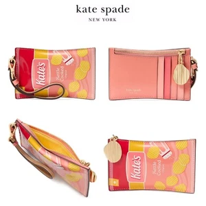 NWT Kate Spade SNACK TIME Faux Patent Leather/Leather Strap Wristlet/Wallet - Picture 1 of 8