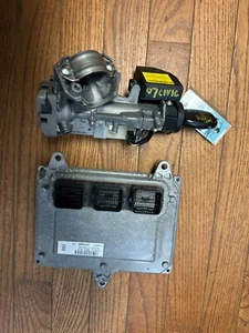 2007 HONDA CIVIC HYBRID 1.8L OEM ECM RMX-A02 Ignition Switch Immobilizer & Key - Picture 1 of 11