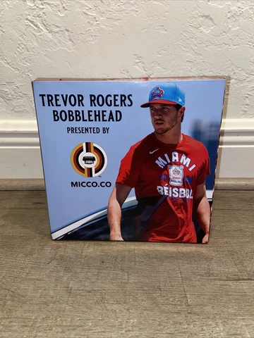 NEW TREVOR ROGERS BOBBLEHEAD MIAMI MARLINS 7/16/22 Cover