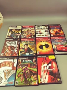 11 PlayStation 2 Games Adventure Racing Cards Movie Themed - Picture 1 of 6