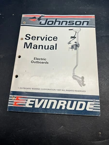 1988 Johnson Evinrude Electric Outboards Service Manual P/N 507612 - Picture 1 of 4