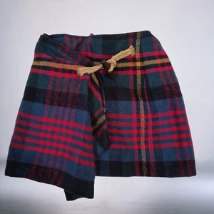 Ralph Lauren Toggle Button Tartan Wrap Skirt Size 4T - Picture 1 of 8