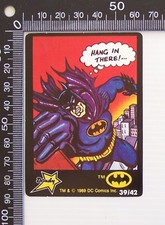 VINTAGE DANDY BUBBLE GUM 1989 DC COMICS BATMAN STICKER SWAP CARD COLLECTION