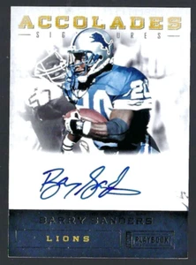 2012 Barry Sanders Panini Playbook AUTO Accolades Signature SP Autograph #D/25 - Picture 1 of 2