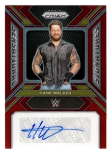 Hank Walker 2024 Panini Prizm WWE Sensational Signatures Rojo Prizm Automático 99/99 - Imagen 1 de 2