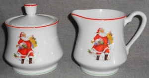 Macys - Todos los adornos SANTA CLAUS Navidad CREMA y AZÚCAR - Imagen 1 de 6