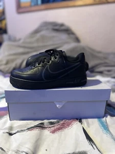 Size 7 - Nike Air Force 1 React Triple Black - Picture 1 of 5
