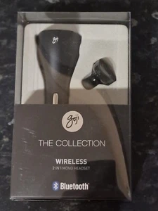 2-1 Mono Headset Goji The Collection Bluetooth With in Car Charging Cradle P&P - Picture 1 of 2