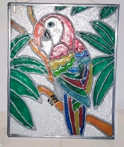 Hand Painted Stain Glass Art - Picture 1 of 3