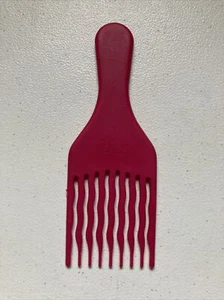 Peine de colección Wilhold ondulado para levantar el cabello rosa intenso RARO - Imagen 1 de 7