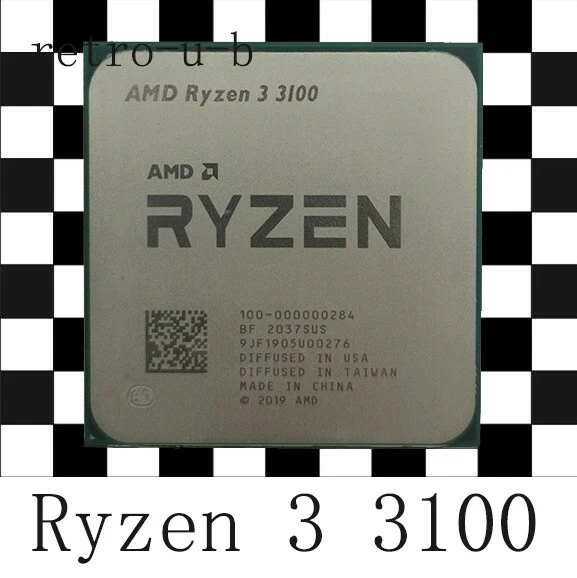 AMD Ryzen 3 3100 3.6-3.9GHz 4Core 8Thread Socket AM4 65W CPU Processor R3 3100 - Image 1 of 1