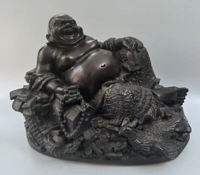 Estatua de Budismo Tailandés de Colección Phra Maha Sangkajai Buena Suerte Buda escultura rara Foto 1 de 4