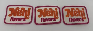 Nehi Flavors Red & Orange Embroidered Original Soda Patches Pack Of 3 Vintage - Picture 1 of 6