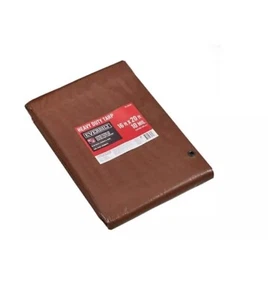 Everbilt 16 ft. x 20 ft. Brown/Silver Heavy Duty Tarp Brand New - Picture 1 of 6