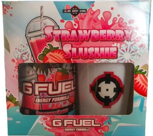 ONE_shot_GURL x GFuel Energy | STRAWBERRY SLUSHIE COLLECTOR BOX | geöffnet 35/40 - Bild 1 von 11