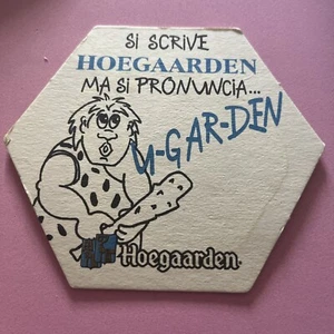 SOTTOBICCHIERE BIRRA VINTAGE COLLEZIONE Hoegaarden - Imagen 1 de 2