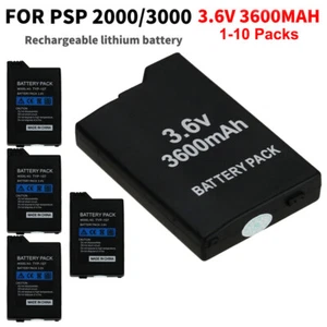 LOT Rechargeable Replacement Battery 3600mAh For Sony PSP Slim 2000 3000 2001 - Picture 1 of 17