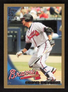2010 Topps Update Gold #US-165 Omar Infante Atlanta Braves /2010 - Picture 1 of 2