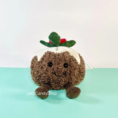 AUTHENTIC Jellycat Amuseable Christmas Pudding- NWT Retired- FAST SHIP - Image 1 of 4
