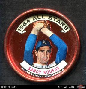 1964 Topps Coins #159 Sandy Koufax All-Star Dodgers HOF 3 - VG - Picture 1 of 2