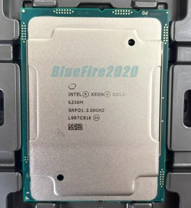Intel Xeon Gold 6238M 22-Core 2.10-3.70GHZ 30.25MB 140W CPU Processor SRFQ1 - Picture 1 of 4