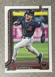 2025 Topps Series 1 - Super Box #CC-7 Corbin Carroll Companion Card - Picture 1 of 2