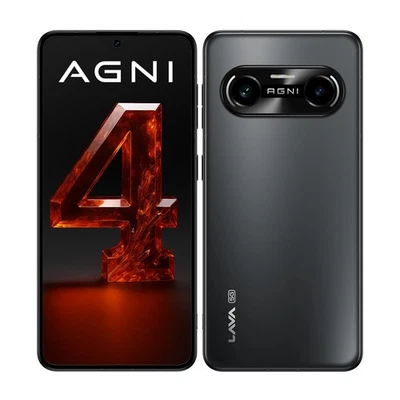 Lava Agni 4 5G (8GB RAM, 256GB Black ) Dimensity 8350 Processor Global Version.