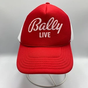 Bally Live Sportwetten Trucker Snapback Mütze Kappe rot - Bild 1 von 5