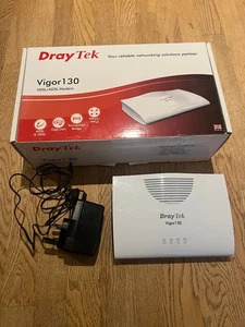 Pont modem Ethernet PPPoE Draytek Vigor 130 ADSL2+/VDSL2 (FTTC/BT Infinity) - Photo 1/1